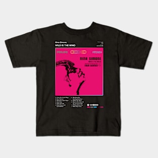 Nina Simone - Wild Is The Wind Tracklist Album Kids T-Shirt